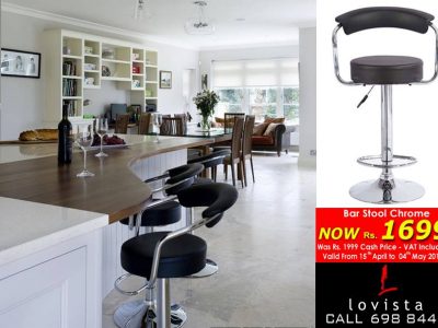 Lovista – Bar Stool Chrome -Only at Rs. 1699 Vat Inc instead of Rs.1,999