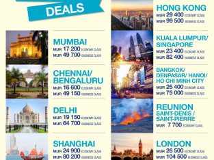 Atom Travel – Labour Day Special Deals on Air Mauritius