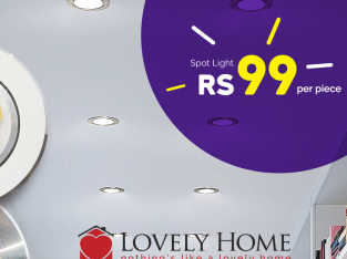 Lovely Home – Recessed SPOT LIGHTS @ Rs99 only! until 18th of May