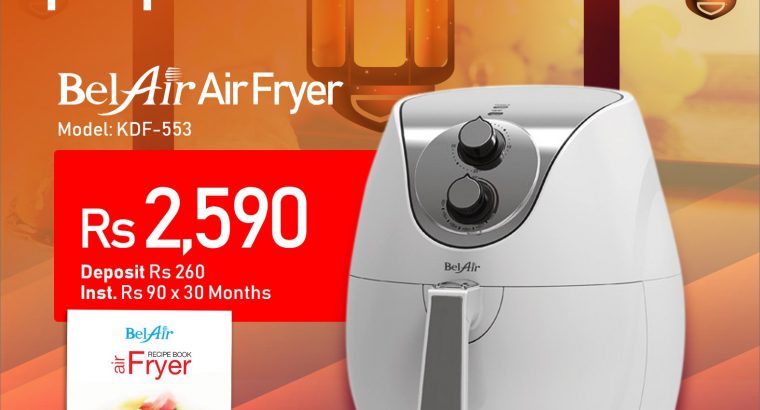 J Kalachand & Co Ltd – BelAir Air Fryer Rs 2,590