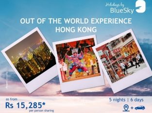 BlueSky Mauritius – Hong Kong Tour at Rs 15, 285