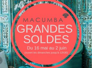 Macumba Déco – Du 16 mai au 2 juin 2019, profitez des « Grandes soldes »