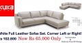 Kuka Home – Full Leather Sofa Set Rs 65,000