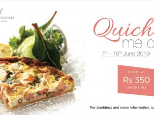 Labourdonnais Waterfront Hotel – From the 7th to the 16th of June 2019, your quiche is at Rs 350 only