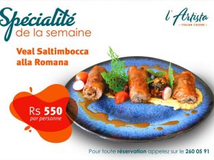 L’Artista – Authentic Italian Restaurant – Veal Saltimbocca alla Romana Rs550
