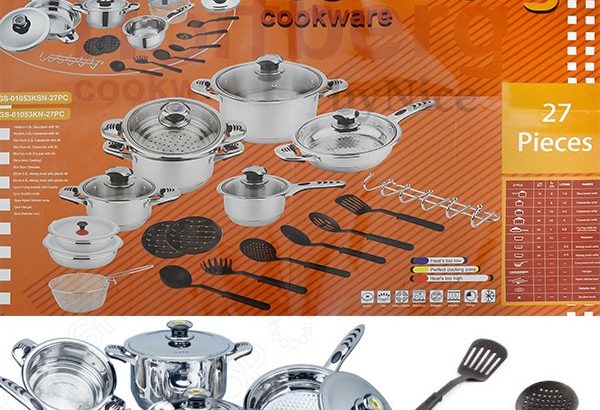 byNice – Hoffberg Cookware Set 27pcs Rs 3800