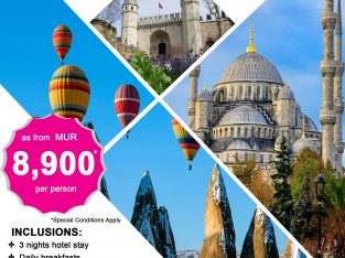 Silver Wings Travels – Turkey as from Rs.8,900* per person