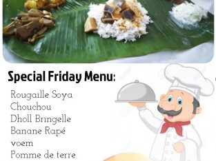 Bamboo Shoot Palace – Special Friday Menu