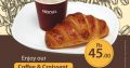 Grand Baie Coeur de Ville O’café – Coffee & Croissant at O’café Rs45 Offer valid everyday