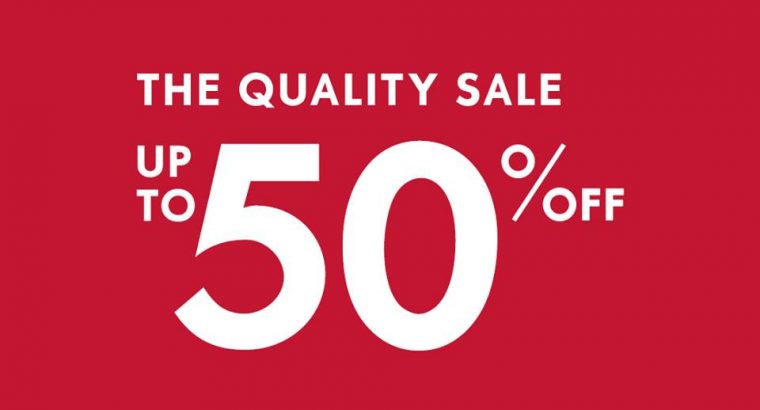 WOOLWORTHS – Get up to 50 % off across fashion, beauty and homeware