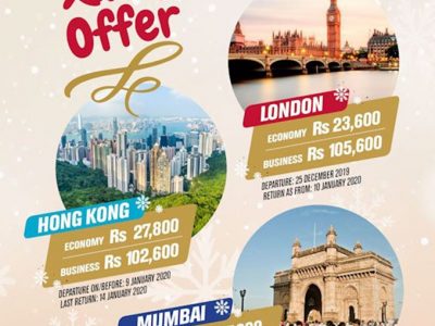 Air Mauritius Xmas offer with Silver Wings Travels