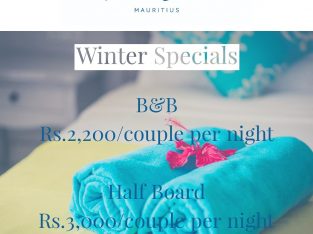 Voile Bleue Mauritius – Winter Special