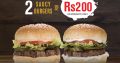 Pizza Burger Perfect Mauritius – Flame Grilled burgers and Pizza – 2 burgers for rs200