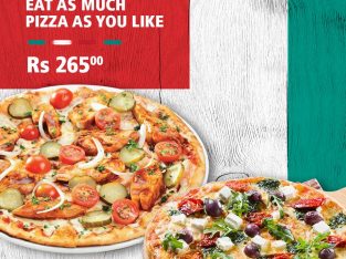 Panarottis Mauritius – Eat As Much Pizza As You LIKE Kids under 12 pays Rs 159, Adults pays Rs 265