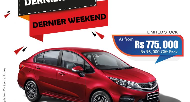 Proton Mauritius – Mega deals: All New Proton Iriz and Persona with a Rs 95, 000 gift pack