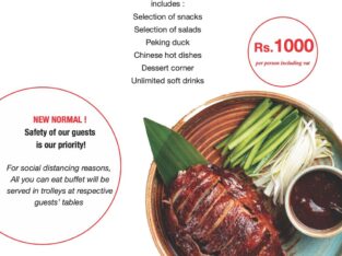 Aanari Hotel & Spa – ALL YOU CAN EAT chinese buffet Rs1000