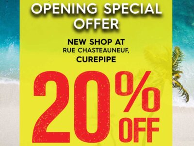 Quiksilver Mauritius, Rue Chasteauneuf, Curepipe – 20% off on ALL items