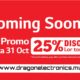 Dragon Electronics – Sale – 25%