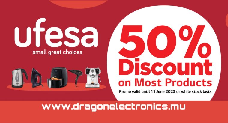 Dragon Electronics – Ufesa 50%